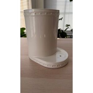 Nora Fleming Retired Utensil Wine Bottle Cup Holder Pearl Dot